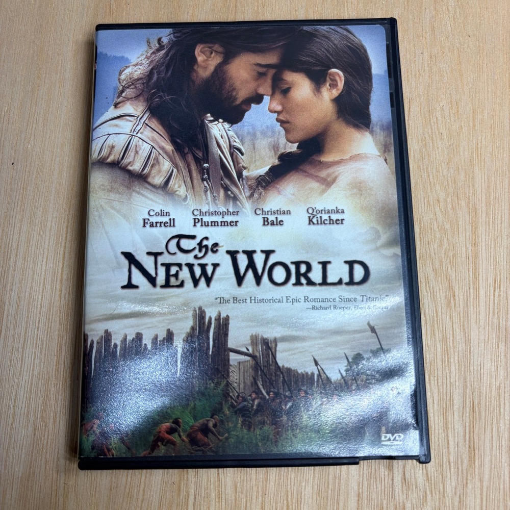 The New World DVD 2005 Colin Farrell Christian Bale Terrence Malick Historical